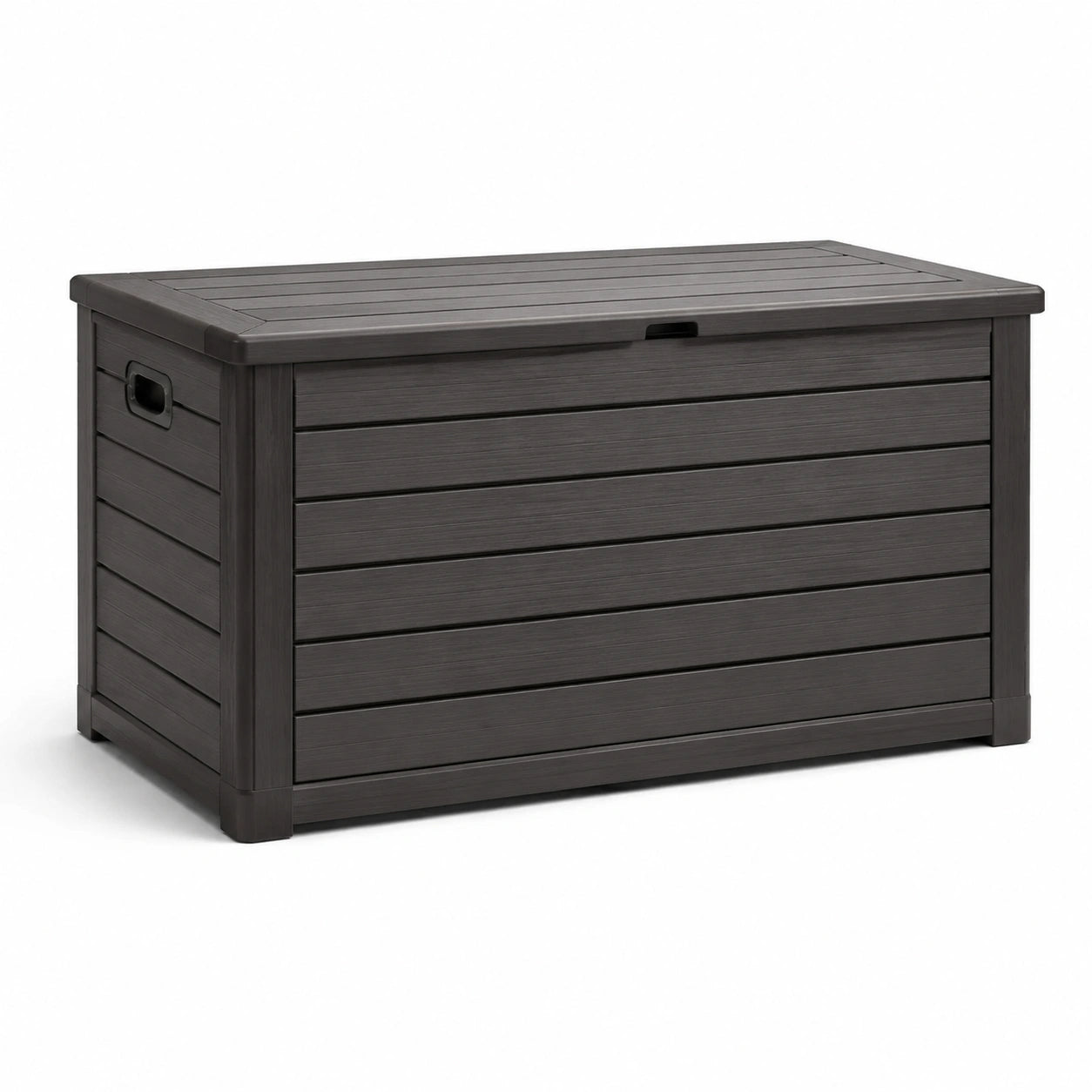 Gartenbox aus Kunststoff Anthrazit 120x45x60 cm