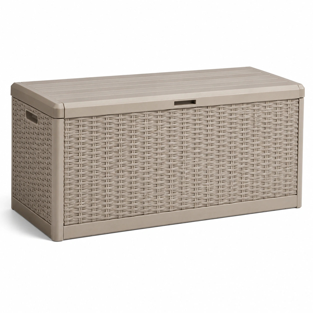 Außenbox Kunststoff Beige 120x45x60 cm