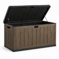 Gartenbox Polypropylen Braun 120x45x60 cm