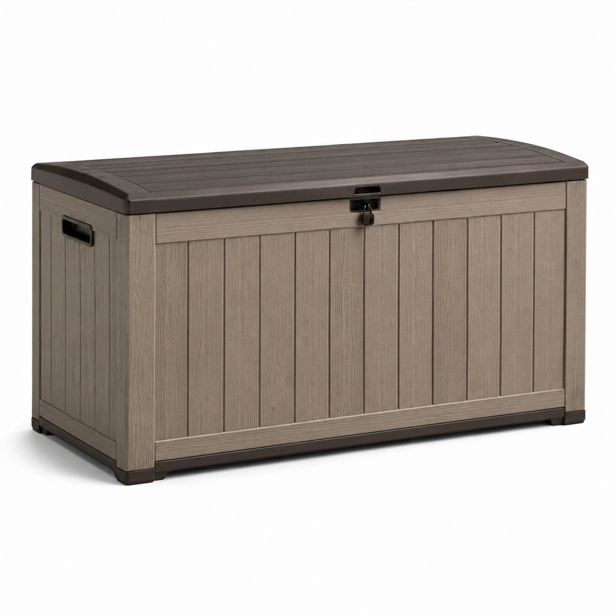 Gartenbox Kunststoff Braun 145x60x65cm